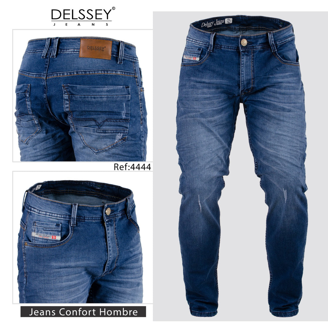 Jeans Hombre Slim 4444