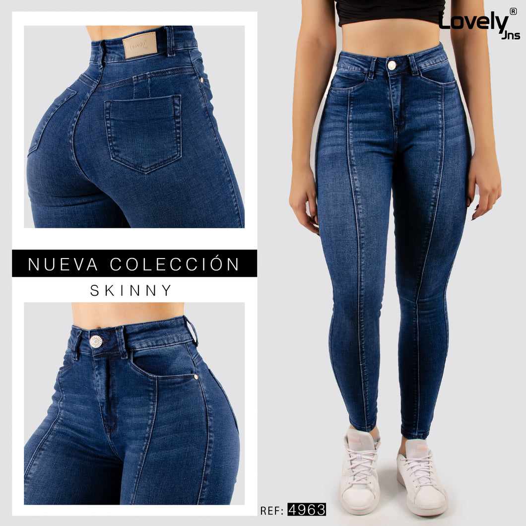 Jeans Skinny Tiro Alto 4963