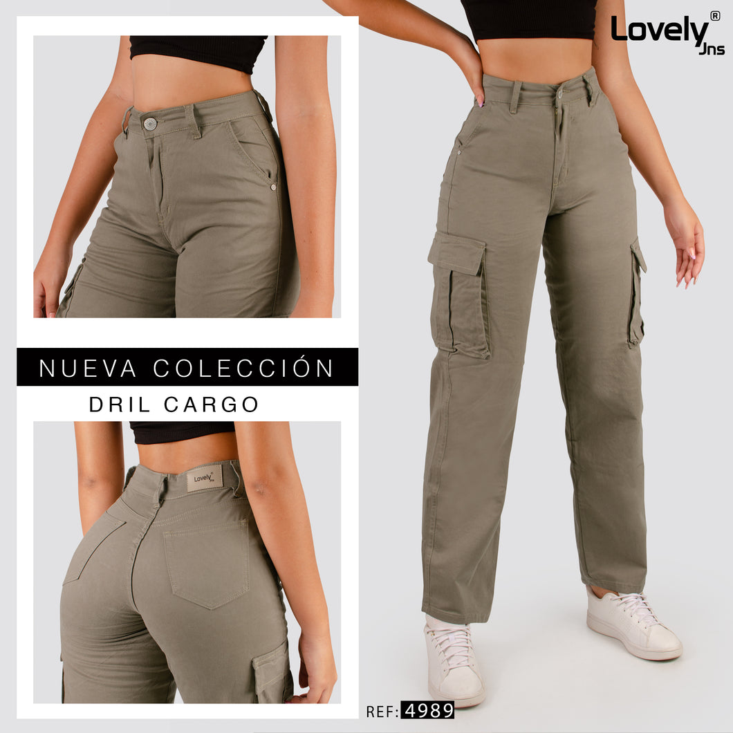 Pantalon Mujer Cargo 4989