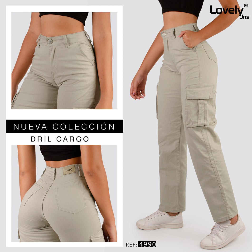 Pantalon Mujer Cargo 4990